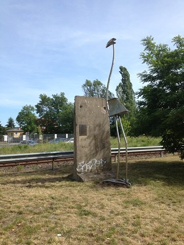 Un morceau de l'ancien mur de Berlin