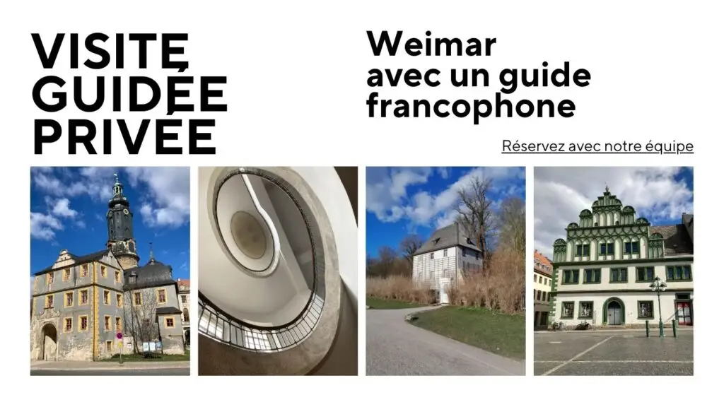 visite guidée en français de weimar