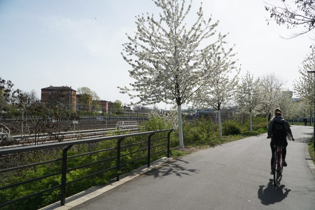 Circuit à vélo vers Südkreuz